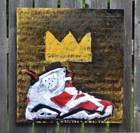 Emerged As King by Jeremy Paten | Oil on Wood Panel Emerged As King